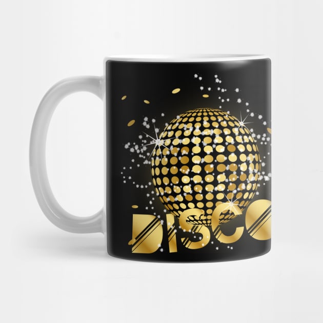 Disco Ball Disco Gold Gitzer by melostore